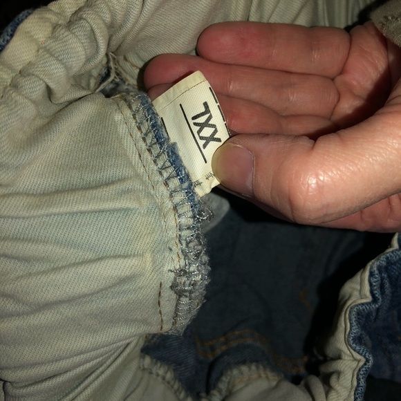 Women's Oversized  High Rise Jeans Bermuda Short M/L - Picture 9 of 9